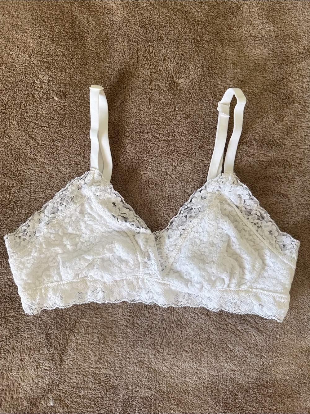 H&M White Lace Bralette Intimates Size Small